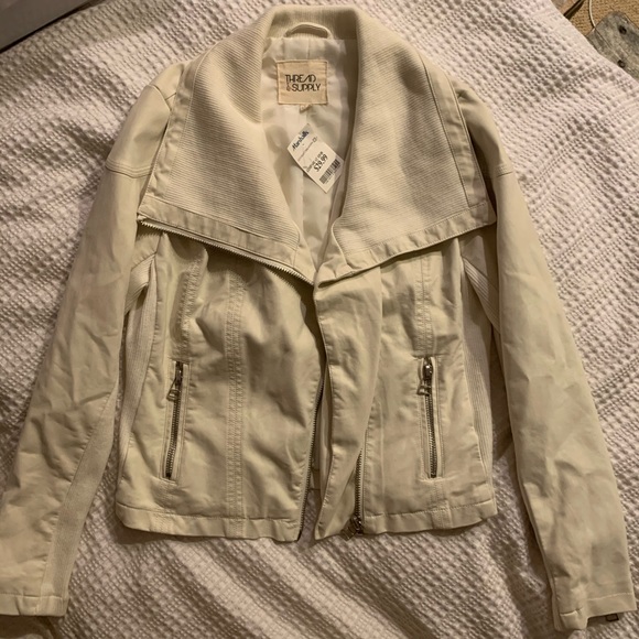 Suede zipper jacket - Picture 2 of 6